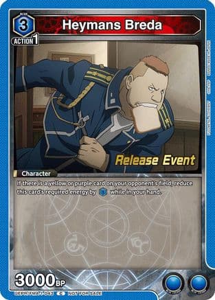 Heymans Breda — UE09BT: FULLMETAL ALCHEMIST Release Event Cards