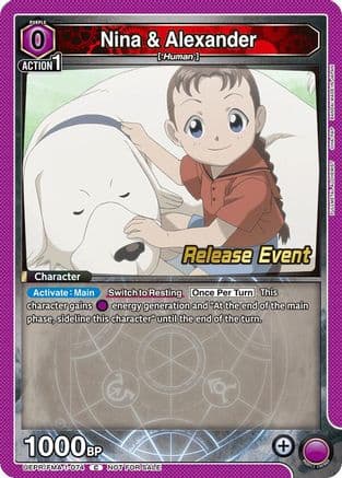 Nina & Alexander (074) — UE09BT: FULLMETAL ALCHEMIST Release Event Cards