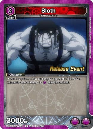 Sloth — UE09BT: FULLMETAL ALCHEMIST Release Event Cards