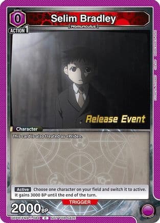 Selim Bradley — UE09BT: FULLMETAL ALCHEMIST Release Event Cards