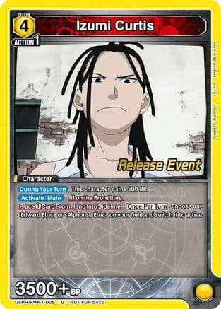 Izumi Curtis (005) — UE09BT: FULLMETAL ALCHEMIST Release Event Cards
