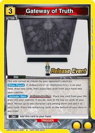Gateway of Truth — UE09BT: FULLMETAL ALCHEMIST Release Event Cards