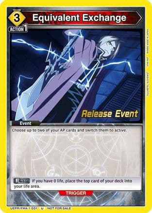 Equivalent Exchange — Union Arena card