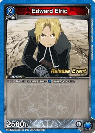 Edward Elric (039) — UE09BT: FULLMETAL ALCHEMIST Release Event Cards