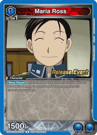 Maria Ross — UE09BT: FULLMETAL ALCHEMIST Release Event Cards