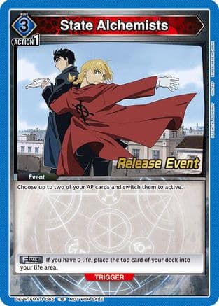 State Alchemists — UE09BT: FULLMETAL ALCHEMIST Release Event Cards