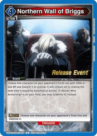Northern Wall of Briggs — UE09BT: FULLMETAL ALCHEMIST Release Event Cards