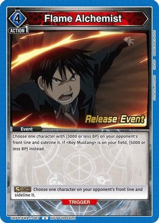 Flame Alchemist — UE09BT: FULLMETAL ALCHEMIST Release Event Cards