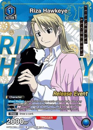 Riza Hawkeye (Release Event Participation) — UE09BT: FULLMETAL ALCHEMIST Release Event Cards