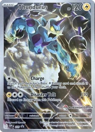 Thundurus - 209 (Pokemon Center Exclusive) — SV: Scarlet & Violet Promo Cards