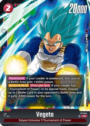 Vegeta - FP-044 (Tournament Pack 07) — Tournament and Championship Promos