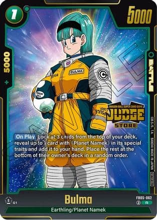 Bulma (Judge Pack (Store Judge) 04) — Tournament and Championship Promos