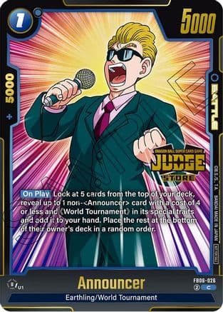 Announcer (Judge Pack (Store Judge) 04) — Tournament and Championship Promos