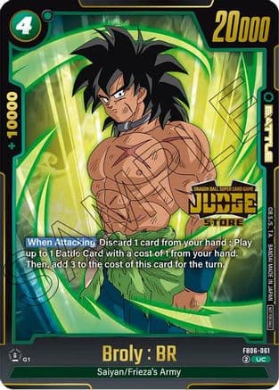 Broly : BR (Judge Pack (Store Judge) 04) — Tournament and Championship Promos