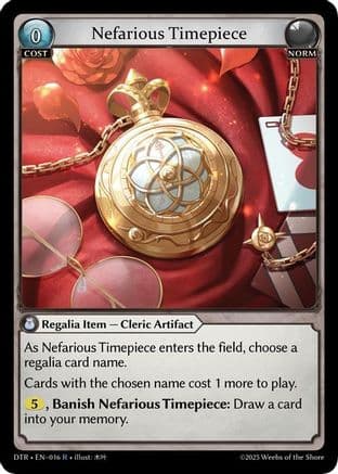 Nefarious Timepiece — Distorted Reflections