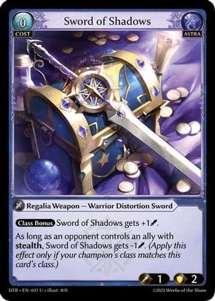 Sword of Shadows — Distorted Reflections