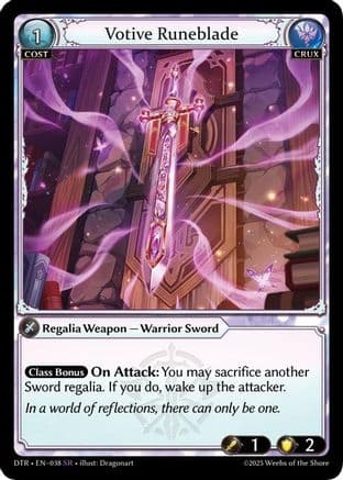 Votive Runeblade — Distorted Reflections