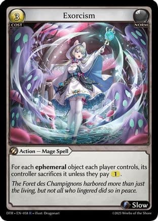 Exorcism — Distorted Reflections Grand Archive TCG card by Dragonart