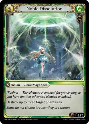 Noble Dissolution — Distorted Reflections