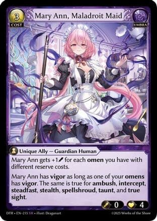 Mary Ann, Maladroit Maid — Distorted Reflections