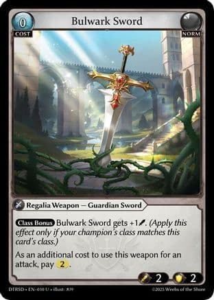 Bulwark Sword — Grand Archive TCG card