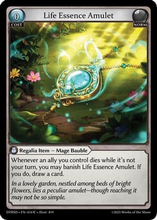 Life Essence Amulet — Distorted Reflections Starter Decks