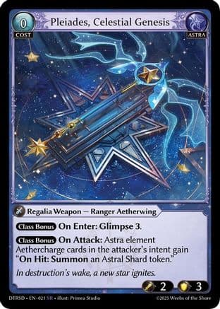 Pleiades, Celestial Genesis — Distorted Reflections Starter Decks