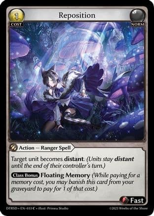 Reposition — Distorted Reflections Starter Decks