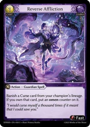 Reverse Affliction — Distorted Reflections Starter Decks