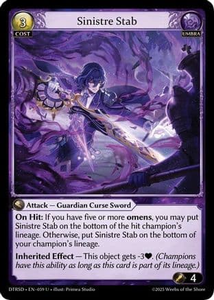 Sinistre Stab — Distorted Reflections Starter Decks