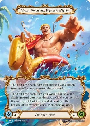 Victor Goldmane, High and Mighty - HER145 — Flesh and Blood: Promo Cards