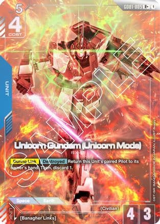 Unicorn Gundam (Unicorn Mode) (R+) — Newtype Rising