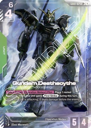 Gundam Deathscythe (GD01-025) (LR+) — Newtype Rising