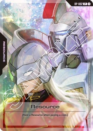 Resource (RP-002) (Mobile Suit Gundam Wing) — Promotional Resource Tokens