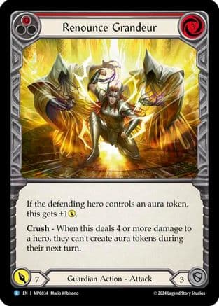 Renounce Grandeur — Mastery Pack Guardian