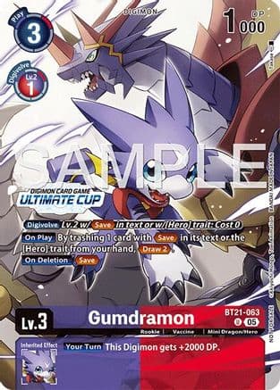 Gumdramon (Ultimate Cup 25-26 Season 2) — World Convergence