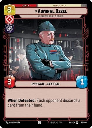 Admiral Ozzel - As Clumsy as He Is Stupid — Intro Battle: Hoth