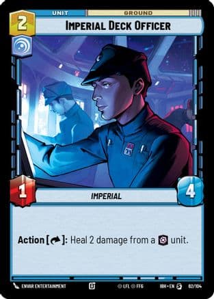 Imperial Deck Officer — Intro Battle: Hoth Star Wars: Unlimited card by Envar Entertainment