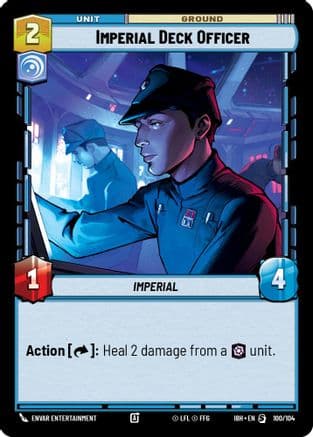 Imperial Deck Officer (100/104) — Intro Battle: Hoth Star Wars: Unlimited card by Envar Entertainment