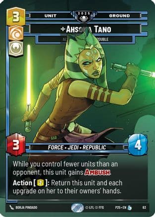 Ahsoka Tano - Always Ready For Trouble — Organized Play Promos