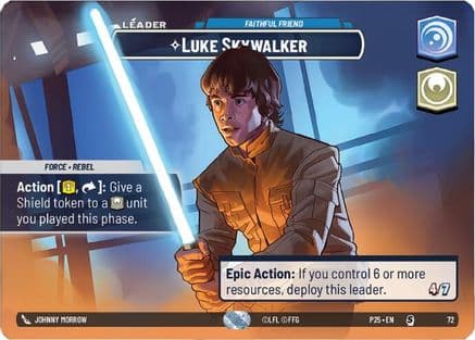 Luke Skywalker - Faithful Friend — Organized Play Promos