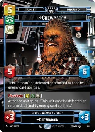 Chewbacca - Faithful First Mate — Organized Play Promos