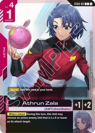Athrun Zala (Store Tournament Participant Pack 01) — Gundam Promotional Cards