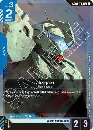 Jegan (Store Tournament Participant Pack 01) — Gundam Promotional Cards