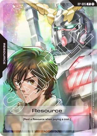 Resource (RP-005) (Mobile Suit Gundam Unicorn) — Promotional Resource Tokens