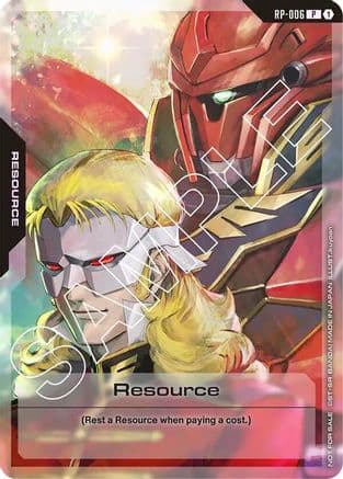 Resource (RP-006) (Mobile Suit Gundam Unicorn) — Promotional Resource Tokens