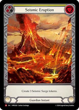 Seismic Eruption (Extended Art) — Mastery Pack Guardian