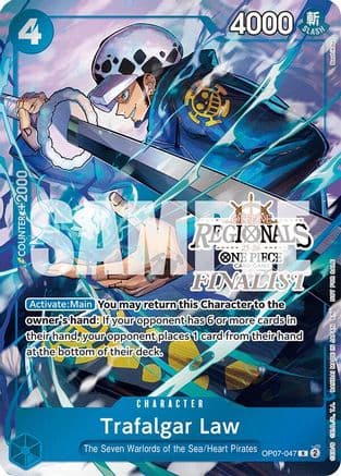 Trafalgar Law (Offline Regional Finalist Card Set 2025 Vol.2) — One Piece Promotion Cards