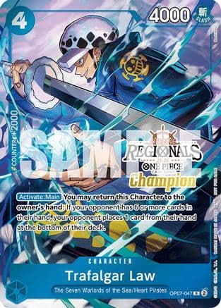 Trafalgar Law (Offline Regional Champion Card Set 2025 Vol.2) — One Piece Promotion Cards