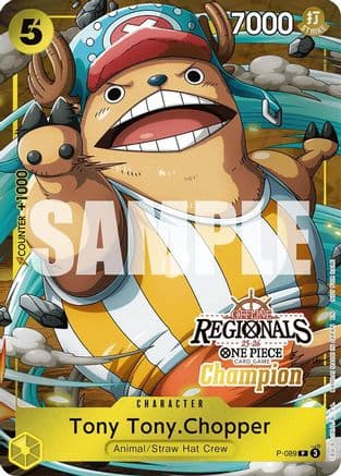 Tony Tony.Chopper (Offline Regional Champion Card Set 2025 Vol.2) — One Piece Promotion Cards